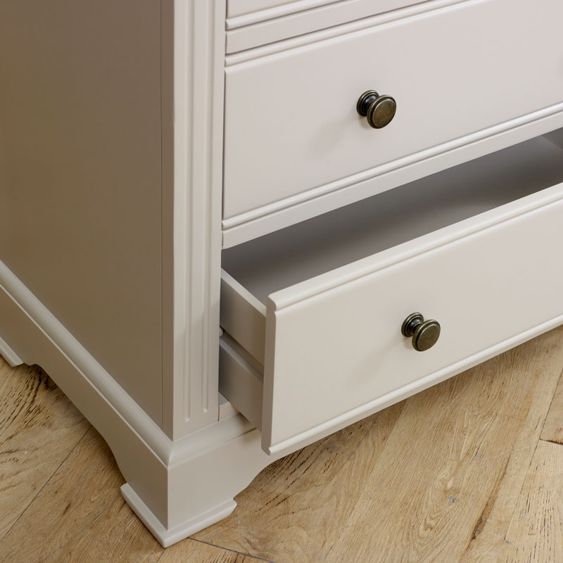 Taupe-Grey Chest of Drawers - Davenport Taupe-Grey Range