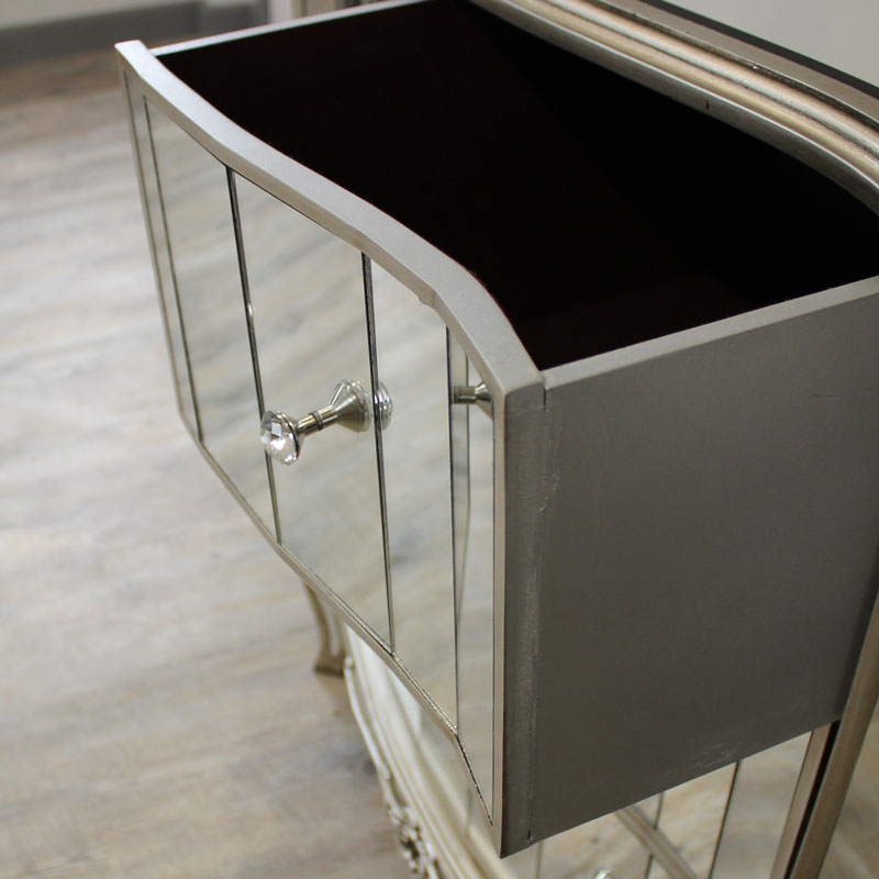 Mirrored Chest of Drawers - Tiffany Range DAMAGED SECONDS 1074 