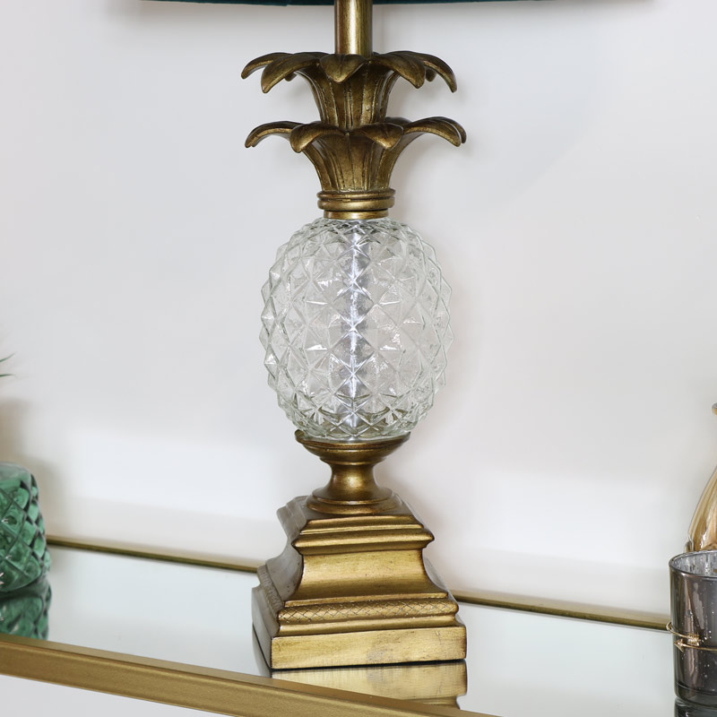 pineapple table lamps uk