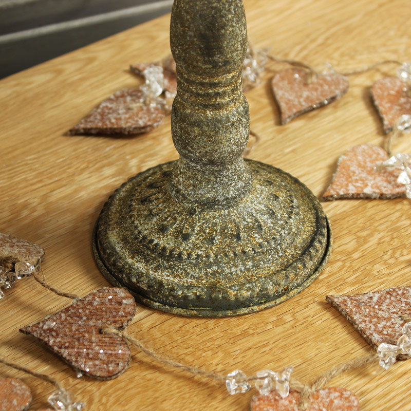 Vintage Metal Bird Bath