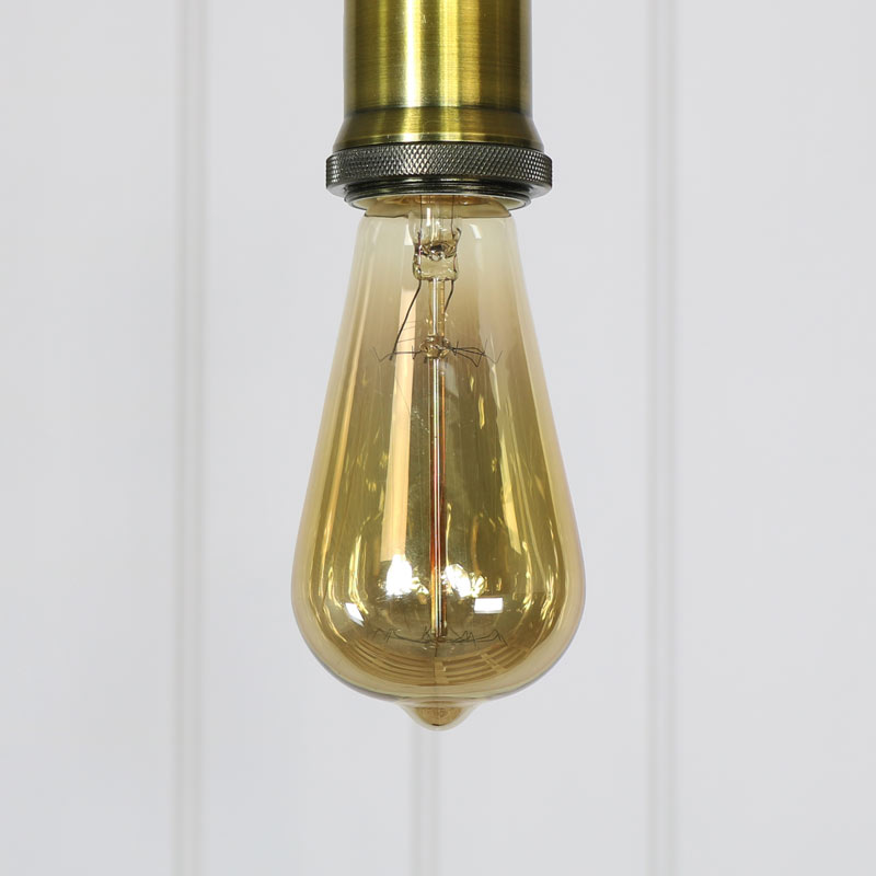 Vintage Tinted Glass Tulip 40W Filament Bulb