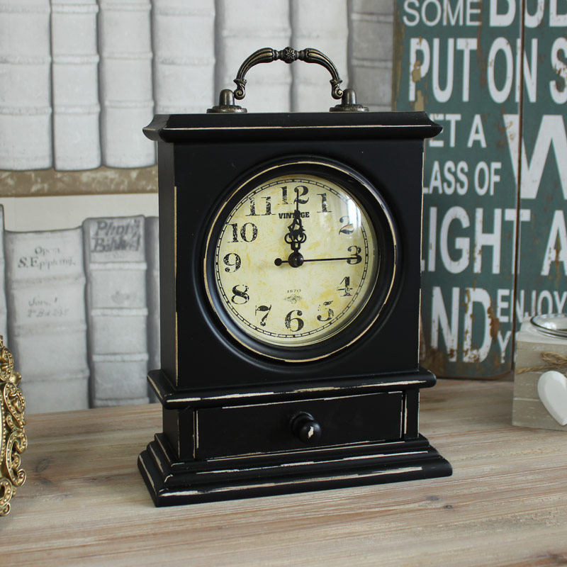 Vintage Wooden Mantle Clock