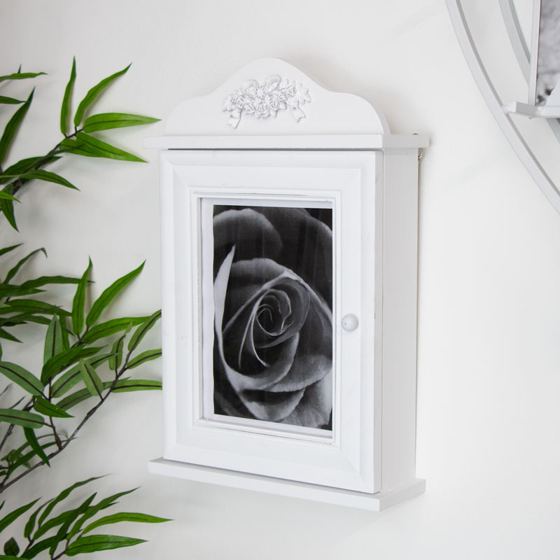 Wall Mounted Photograph Frame Key Cabinet