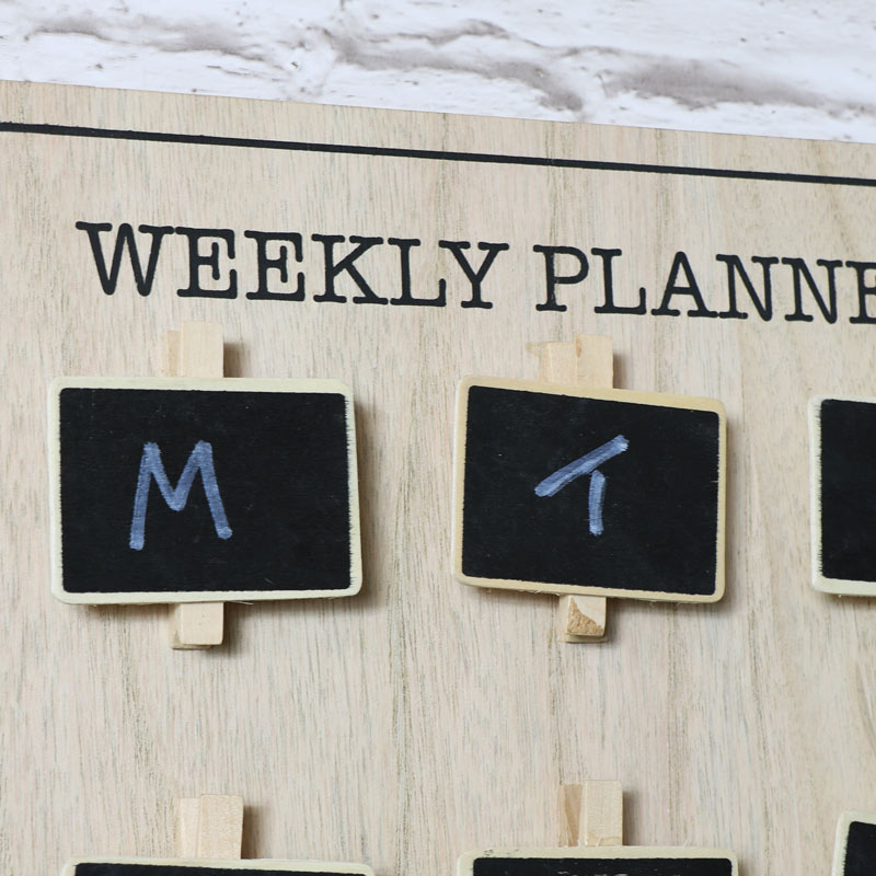 'Weekly Planner' Wall Mounted Memo Board