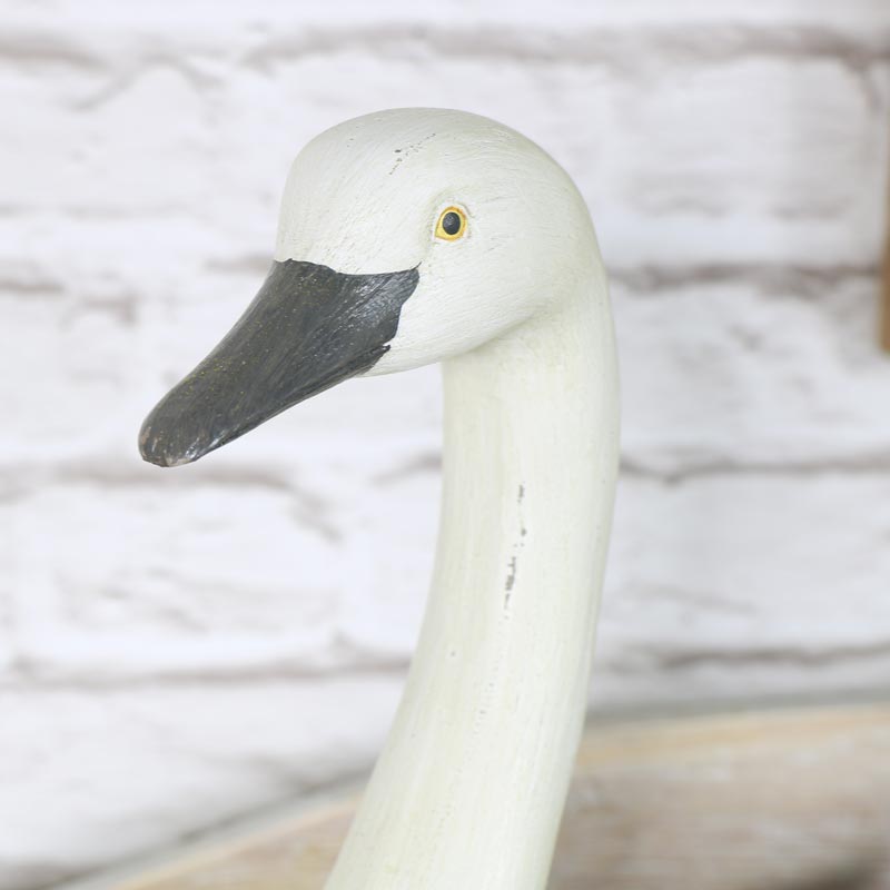 White Decorative Goose Ornament 