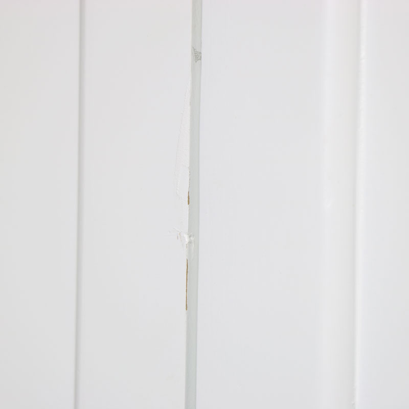 White Linen Closet/Low Wardrobe - Daventry White Range SECONDS ITEM