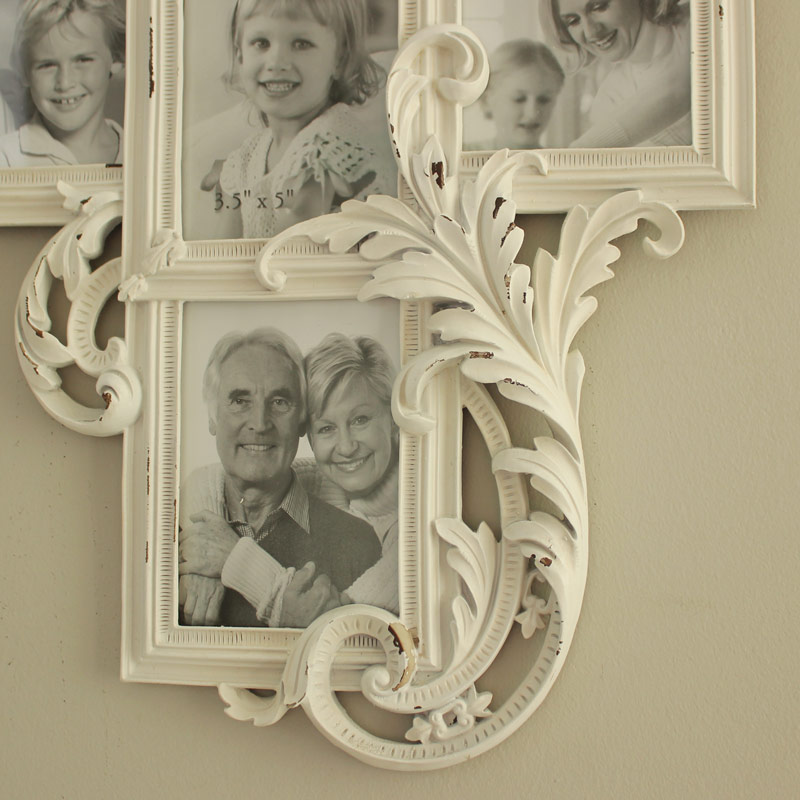 White Multi Photograph Frame