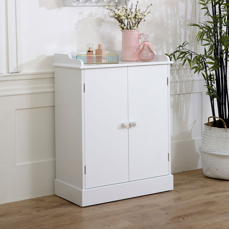 White Sideboard Cupboard Unit - Lila Range