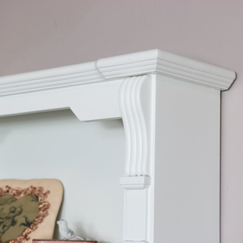 White Wooden Wall Shelves