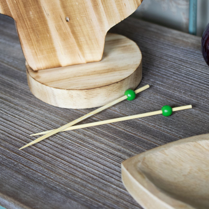 Wooden Cactus Hors d'oeuvre Holder