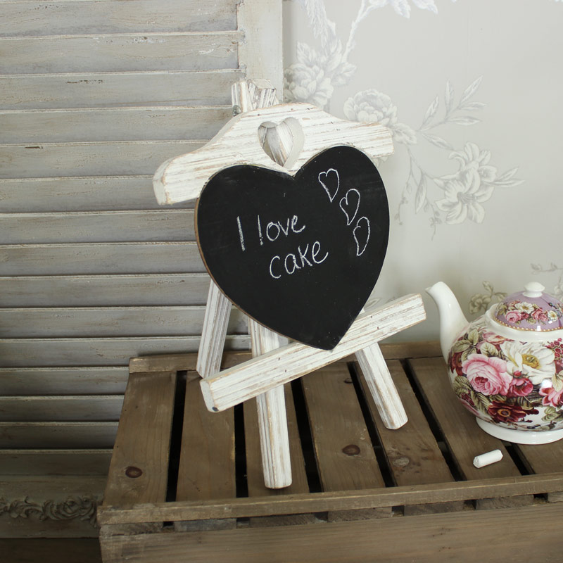 Wooden Heart Chalkboard