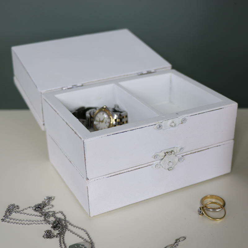 Wooden Postcard Style Jewellery Box