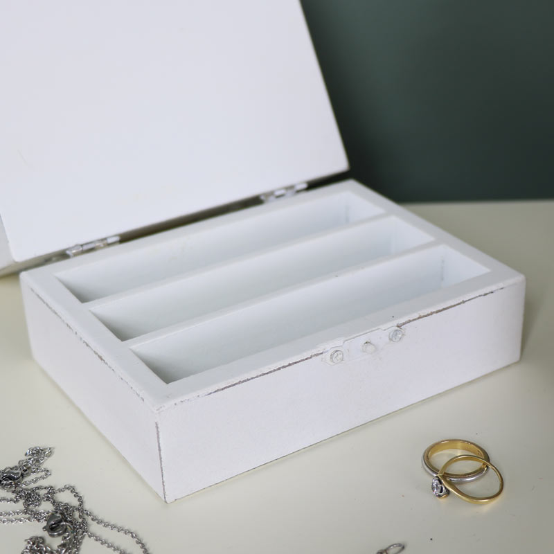 Wooden Postcard Style Jewellery Box