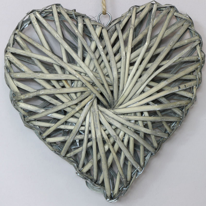 Woven Wooden Willow Heart - Small