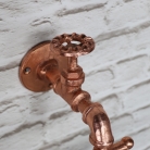 Copper Metal Tap Toilet Roll Holder