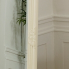 Cream Ornate Tall Slim Mirror 47cm x 142cm