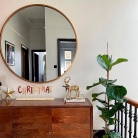 Extra Large Round Gold Wall Mirror 120cm x 120cm