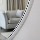 Extra Large Round Silver Wall Mirror 120cm x 120cm