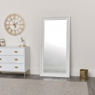 Extra Large White Wall/Floor Mirror 158cm x 78cm