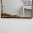 Gold Framed Rectangle Wall Mirror 80cm x 37cm