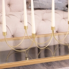 Gold Metal Multi Tapered Candle Holder