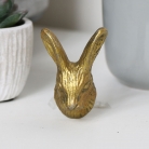 Gold Rabbit Head Drawer Knob
