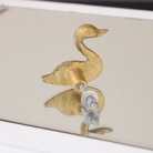 Gold Swan Drawer Knob