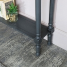 Grey Console Table with Shelf - Lancaster Range
