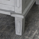 Grey Mirrored Bedside/Lamp Table – Vienna Range