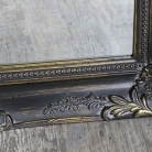Large Black Distressed Ornate Mirror 158cm x 79cm 