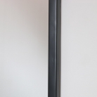 Large Black Oval Mirror 42cm x 156cm