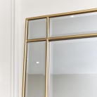 Large Gold Framed Art Deco Wall / Leaner Mirror 80cm x 180cm 