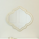 Large Gold Moroccan Style Wall Mirror 89cm x 80cm