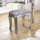 Large Mirrored Dressing Table, Mirror & Stool Set - Tiffany Range