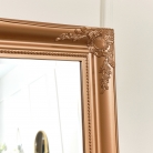 Large Ornate Copper Wall / Floor / Leaner Mirror 78cm x 158cm