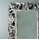 Large Ornate Silver Wall / Floor Mirror 90cm x 168cm