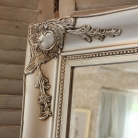 Large Ornate Silver Wall/Floor Mirror