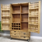 Large Rustic Wooden Storage Cabinet