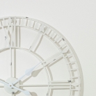 Large White Skeleton Wall Clock
