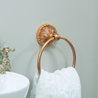 Luxe Copper Ring Towel Holder