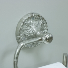 Luxe Silver Toilet Roll Holder