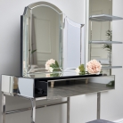 Mirrored & Chrome Console Table / Dressing Table 