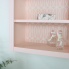 Ornate Pink Wall Shelf