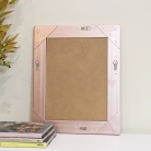 Ornate Rose Gold Pink Wall Mirror with Bevelled Glass