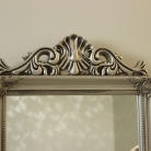 Ornate Silver Dressing Table Triple Mirror