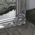 Ornate Silver Full Length leaner /wall Mirror 168cm x 54cm