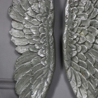 Pair of Large Antique Silver Angel Wings