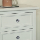 Pair of White 3 Drawer Bedside Tables - Victoria Range