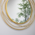 Large Round Antique Gold Mirror 80cm x 80cm
