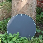 Round Metal Vintage Sage Green Mirror 60cm x 60cm 